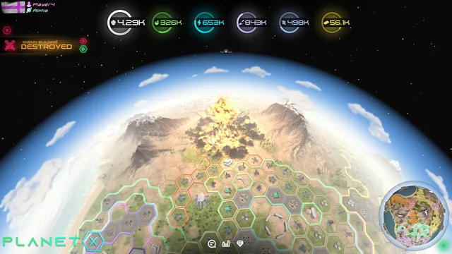 Tanks and aircraft in battle on PlanetX